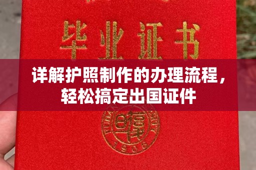 新华详解护照制作的办理流程，轻松搞定出国证件