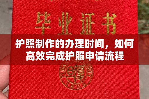 新华护照制作的办理时间，如何高效完成护照申请流程