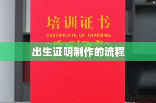 新华出生证明制作的流程