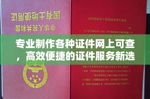 新华专业制作各种证件网上可查，高效便捷的证件服务新选择