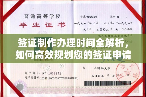 新华签证制作办理时间全解析，如何高效规划您的签证申请流程